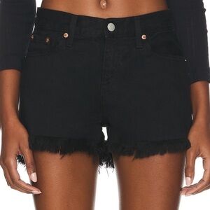 Pistola Black Denim Shorts Gigi